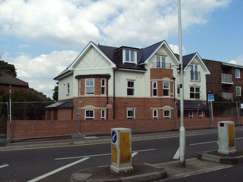 Commercial new build flats project by new build specialists, TP Carpentry, Bournemouth