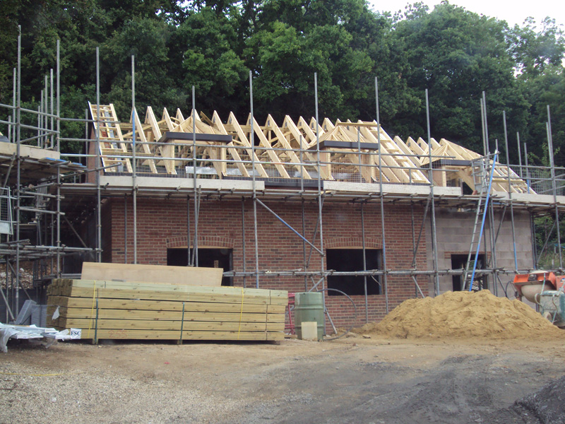 Completed new build home project by TP Carpentry, Bournemouth