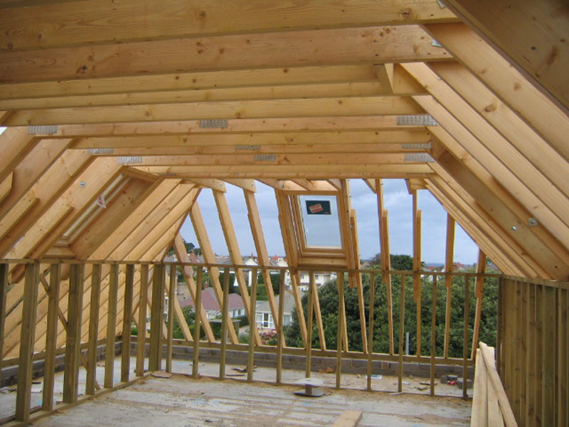 Cut and truss roofing work by Bournemouth roofing contractors, TP Carpentry